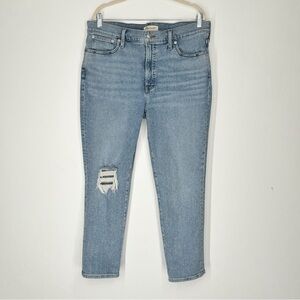 Madewell The Perfect Vintage Jean High Rise Distressed Women’s Size 32